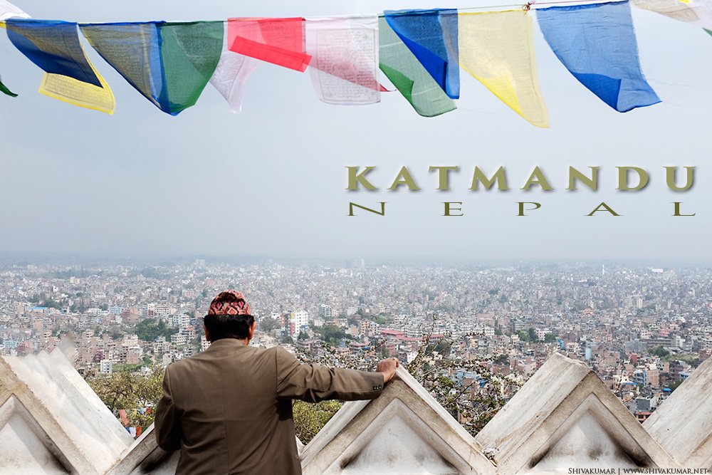 Kathmandu, Nepal, Panoramic View, Areal View